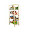 Holzregal Lagerregal Kellerregal Maxi 4MA+ (166,4x80x50), 5 durchbrochene Böden, unbehandelt