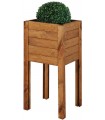 Blumentopf Blumenkasten aus Holz, Pflanzkasten, Topf, RDS-5-1_O_BRK1, geölt BRAUN