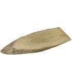 Holzscheibe, Tischplatte,  ohne Rinde geschliffen,  Breite 44 cm, Länge 127 cm, Dicke 5,5 cm, 150052/ Kiefernholz