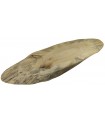 Baumscheibe Tischplatte  ohne Rinde geschliffen, Oval, 92 cmx 31 cm x 4,5 cm, 145004/KIEFER, UNIKAT