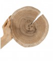 Holzscheibe Eiche, Durchmesser 20-25 cm, Dicke 2 cm, ohne Rinde