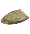 Baumscheibe Tischplatte Holzscheibe ohne Rinde geschliffen , Länge 44 cm, Breite 28 cm, Dicke 5 cm, 090623/KIEFER