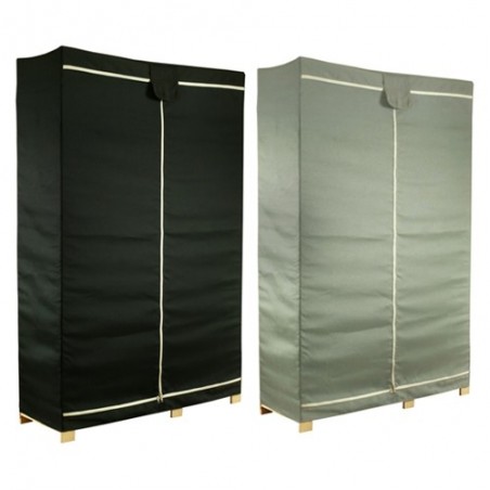 Schutzhülle für Kunststoffregal (Jupiter/Tytan) mit der Höhe 138 cm , Breite 80 cm,  Tiefe 46 cm, Farbe SCHWARZ