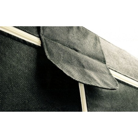 Schutzhülle für Kunststoffregal (Jupiter/Tytan) mit der Höhe 138 cm , Breite 80 cm,  Tiefe 46 cm, Farbe SCHWARZ