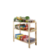 Holzregal Lagerregal Kellerregal Maxi 3NP (115x120x50), 3 Massivböden, unbehandelt