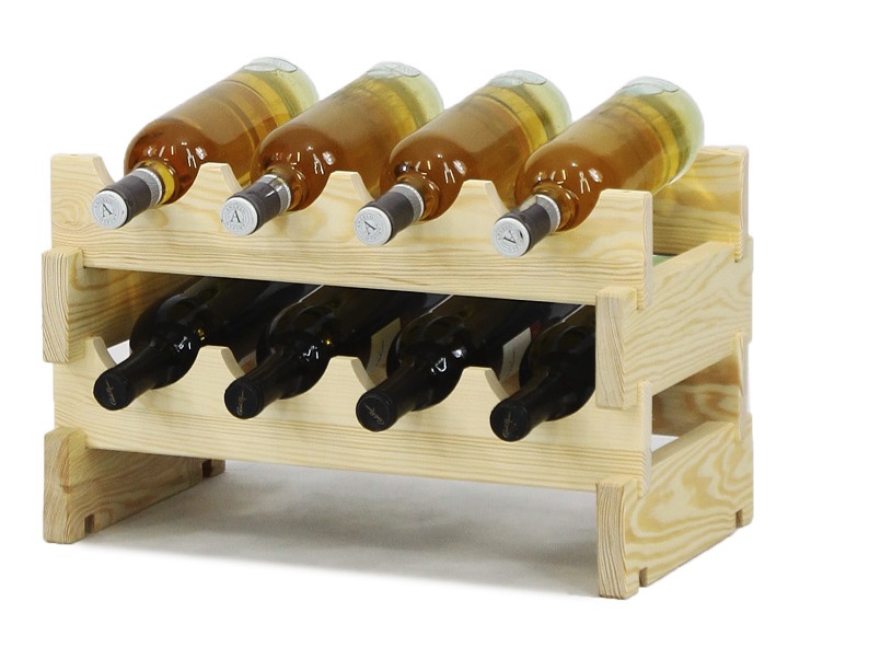RW10-Regalsystem für 4 Flaschen pro Lage